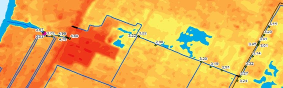 Explore buffer area within the ward_data collection3