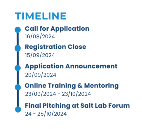 Update Key dates of Salt Lab Youth Challenge 2024 - English Version