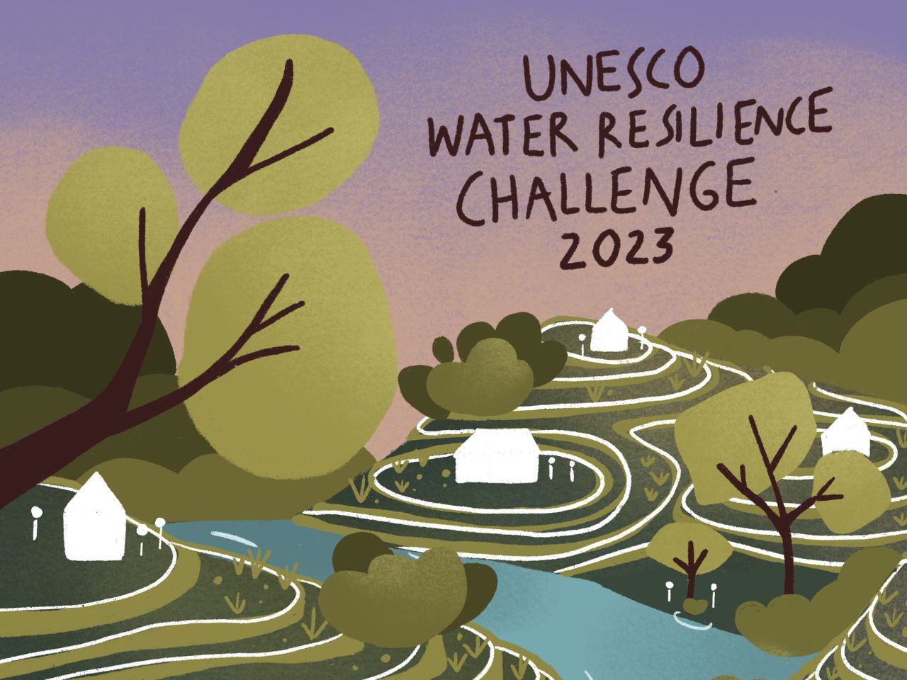 UNESCO water resilience challenge poster