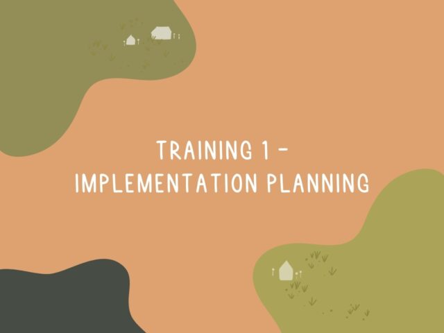 UWRC24 Training 1 - Implementation Planning by Gregor van Essen