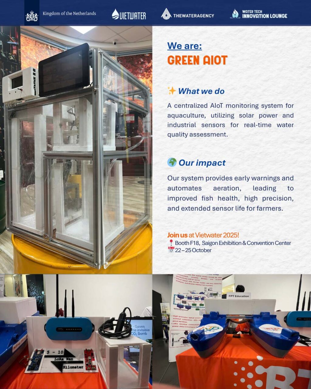 Water Tech Innovation Lounge – Vietwater 2025 - Team 1 poster