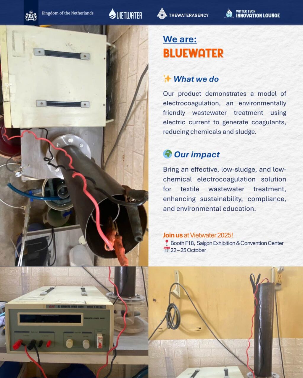 Water Tech Innovation Lounge – Vietwater 2025 - Team 3 poster