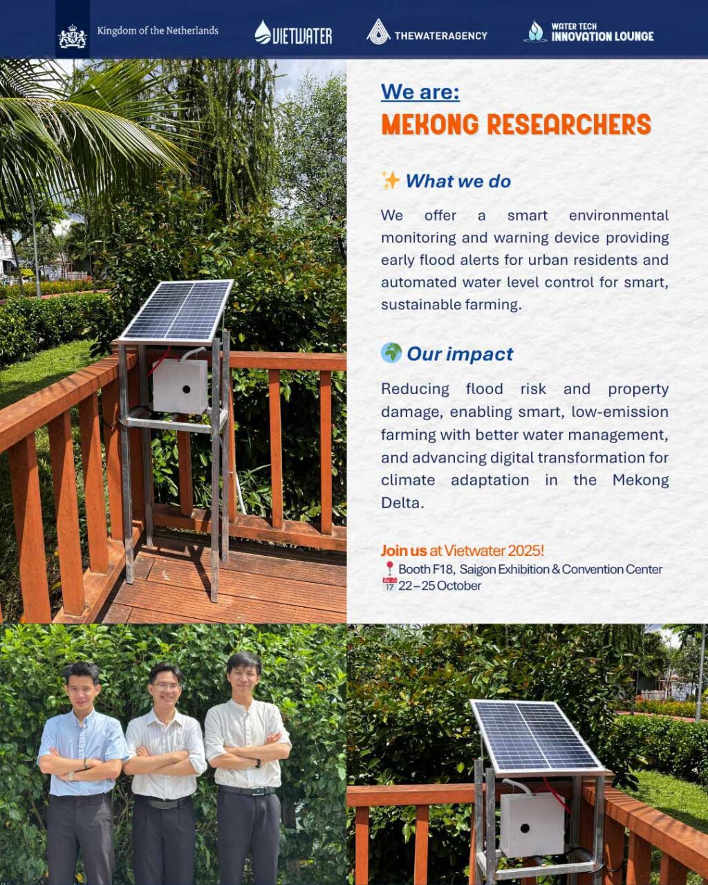 Water Tech Innovation Lounge – Vietwater 2025 - Team 4 poster