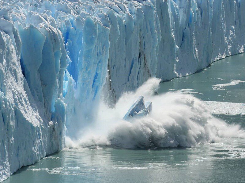 Melting glaciers